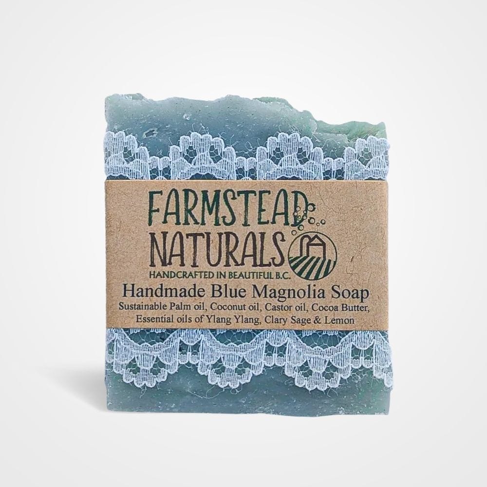 Best Handmade Blue Magnolia Soap for Dry Skin